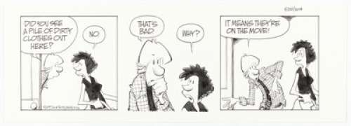 Jerry Scott and Jim Borgman Zits Daily Comic Strip Original Art dated 5-22-14 (King Features Syndicate, 2014). | Heritage