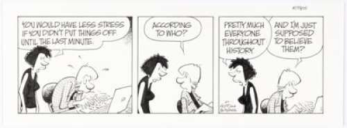 Jerry Scott and Jim Borgman Zits Daily Comic Strip Original Art dated 4-7-15 (King Features Syndicate, 2015). | Heritage