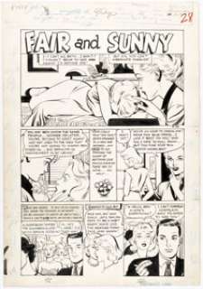 Pete Morisi and John Celardo Intimate Love #23 Story Page 1 Original Art (Pines, 1953). | Heritage