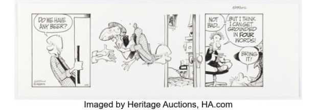 Jerry Scott and Jim Borgman Zits Daily Comic Strip Original Art dated 2-29-12 (King Features Syndicate, 2012). | Heritage