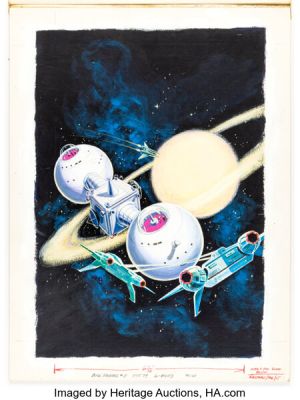 Gold Key Artist Buck Rogers in the 25th Century #5 Cover Painting Original Art (Gold Key, 1979). | Heritage