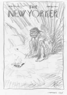 Peter de Sève | Proposed sketch for New Yorker cover "Innovators Issue", 2009 | Philippe Labaune Gallery