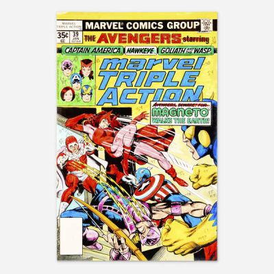 Andy Yanchus | Marvel Triple Action #39 Cover Color Guide Art (Marvel Comics, 1978) | Landry Pop Auctions