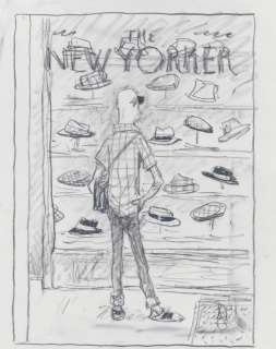 Peter de Sève | Proposed sketch for New Yorker Cover « Top Choice", 2013 | Philippe Labaune Gallery