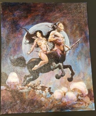 DON MARQUEZ original art, MOON MAID after Frazetta,16x20 on board, 2012, sexy | eBay US