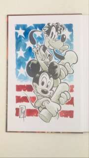 Topolino - Paolo Mottura - Illustr. Origin. "Topolino e Pippo on the Road" - Firmata - Hardcover - First edition - (2014) | Catawiki