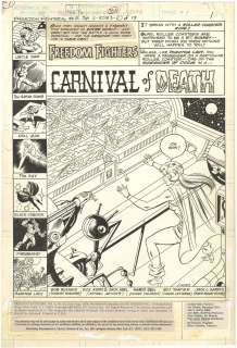 Dick Ayers - Freedom Fighters #15 p1 (Splash)