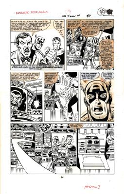 Byrne, John; Sinnott, Joe | The Fantastic Four Annual #19 Page 34 Large Original Art by John Byrne and Joe Sinnott. | Parigi Books