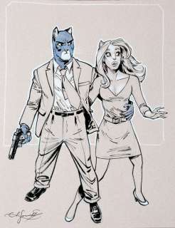 Guarnido | Blacksad, illustration Ã  l’encre de Chine et aux … | Banque Dessinée