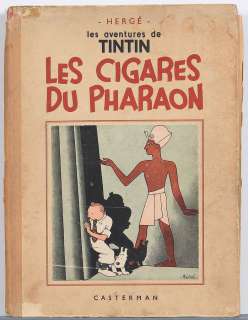 Tintin | Les Cigares du pharaon, édition noir & blanc de 1… | Banque Dessinée