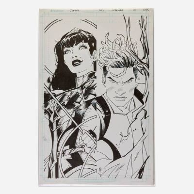Dan Mora | Justice League #3 Cover Original Art (DC Comics, 2022) | Landry Pop Auctions