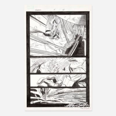 Mike Lilly And Mark McKenna | Lot 334 - Annihilation: Conquest: Quasar #4 Story Page 18 Original Art (Marvel Comics, 2007) | Landry Pop Auctions