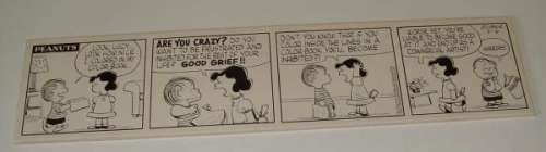 37: CHARLES SCHULZ. PEANUTS DAILY. | Weiss Auctions