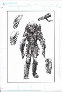 Brian Thies - Predator Hunters Vol. 3 Character Design B Page Illustration