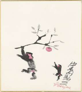 Koji Nakajima Hand Signed Reproduction Shikishi (coloring also done by hand) | Mandarake (Big Web)