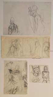 Yslaire - 4x Crayonné original - Sambre - (années 1990) | Catawiki