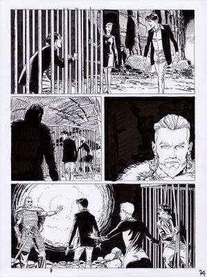 Bruno Brindisi | Dampyr n.209 L’Indagatore dell’incubo p.74 | Tavole Originali