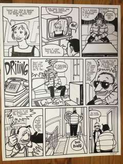 Tronchet, Didier - Planche originale - Jean-Claude Tergal T3 - Jean-Claude Tergal présente ses pires amis - (1992) | Catawiki