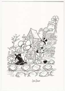 Topolino #3185 - Silvia Ziche - cover originale firmata - Loose page - First edition - (2016)