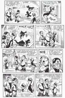 Janusz Christa (1934 - 2008) | Janusz Christa | "Kajtek i Koko. W kosmosie (Planeta automatów)", paski 550-551, 1968 | Desa Unicum