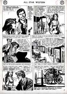 Gil Kane - All Star Western #107 P 5 (Johnny Thunder!) Large Art 1959