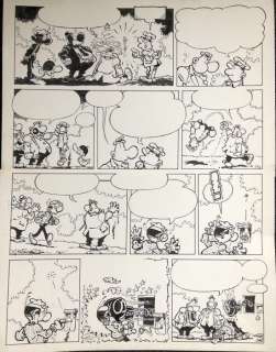 Greg - Originele, hertekende pagina - Achille Talon et l’arme du crocodile | Catawiki