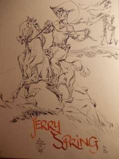 Séverin, Al - Dessin original - Jerry Spring chevauchant Ruby - (2019) | Catawiki