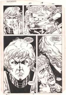 Dell Barras, Don Perlin - defenders #151 p. 14 - valkyrie vs. Manslaughter - 1986