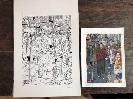 Torres, Daniel - Original drawing + original colour - Saxxon 2 - (1985) | Catawiki