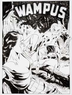 LUBE - Lot 622 - Wampus Illustration publiée dans l‘intégrale Wampus...