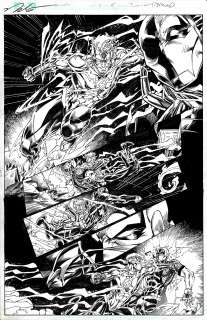 Brett Booth | Titans vol. 2 #11 page 18 | Abel Original Art
