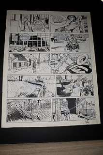 Jerome K. Jerome Bloche T3 - Planche original (p.2) - A la vie, Ã  la mort - (1989) | Catawiki