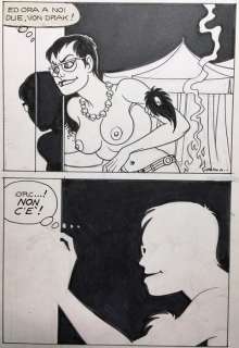 Magnus, Necron n. 12 - Original Page "Sopraffatta dai Mostri" 25 x 18 cm - Loose page - Unique copy - (1983) | Catawiki