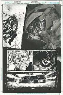 Justice League Dark: Eclipso # 23.2 - original inked art by Jason Paz over printed blue pencils of Phillip Tan - Unique copy - (2013)