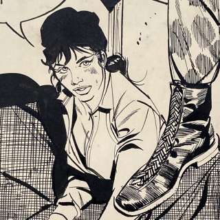 Holdaway, Jim - Original strip - Modesty Blaise - A Powerful grenade for the Cosa Nostra - (1969) | Catawiki