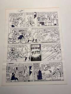 Paul Geerts | Suske en Wiske - Gesigneerde Originele pagina (p.17) - Lambik Baba - (1991) | Catawiki