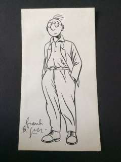 Le Gall, Franck | Le Gall, Franck - Dessin original - Théodore Poussin T10 - La Terrasse des audiences - (1997) | Catawiki