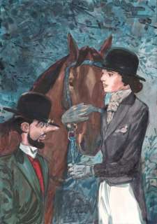 Smudja | Toulouse Lautrec et la cavalière, illustration Ã … | Banque Dessinée