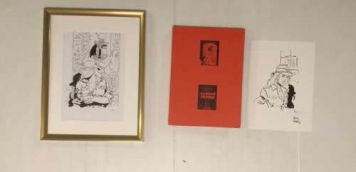 F. Meynet | F. Meynet - Le tombeau des albums perdus - Couverture originale + Portfolio + dédicace - Cartonné - EO (2015) | Catawiki