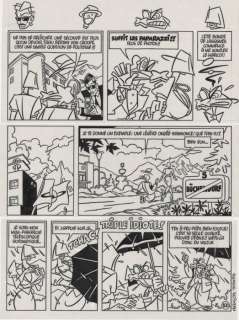 Thomas, François | Thomas, François - Planche originale - Stan Caïman T4 - Stan Caïman contre les pin-up - (1989) | Catawiki