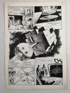 Luigi Corteggi | Collana Rodeo - Luigi Corteggi - tavola originale "L’Astronave Perduta" - Page volante - (1980) | Catawiki