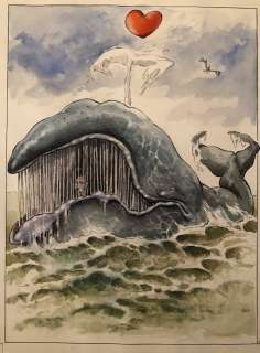 René Hausman | Hausman - Originele gagplaat - Zunie gevangen door een verliefde bultrug - Zunie, enfin seule - (jaren ’90) | Catawiki