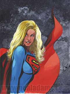 Neal Adams - Supergirl painting