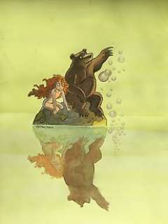 Sternis, Philippe | Sternis, Philippe - Dessin original couleur - Affiche du festival Bulles en Val - (2004) | Catawiki