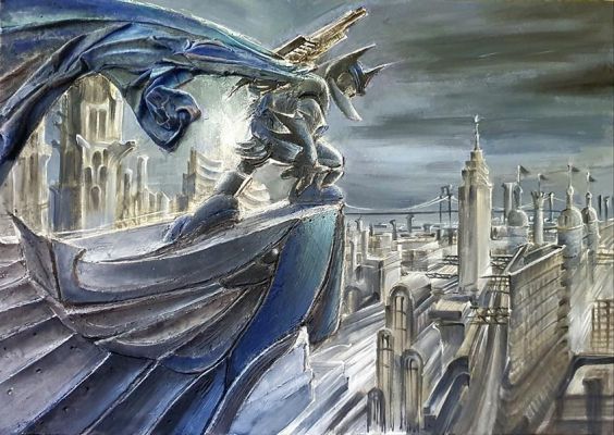 Paolo Mottura | “Paperinik/Batman: Oltre Gotham” – Illustrazione | Cart Gallery