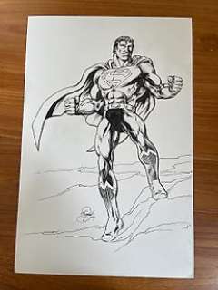 Scott Rosema - Superman - Scott Rosema - Inkt tekening - (2009)
