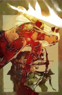 Bill Sienkiewicz | New Mutants Upper Deck Painting | Bill Sienkiewicz