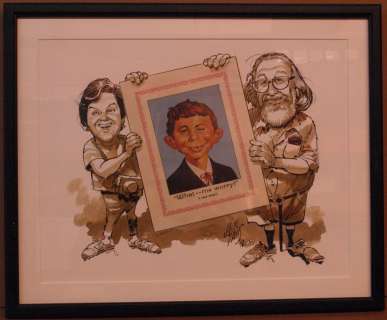 Jack Davis | Davis - Bill and Annie, 2 Framed Pieces | Russ Cochran