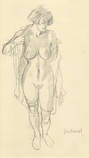 Juillard, André | Juillard, André - Dessin original - Les 7 vies de l’épervier - Ariane de Troïl nue - (années 2000) | Catawiki