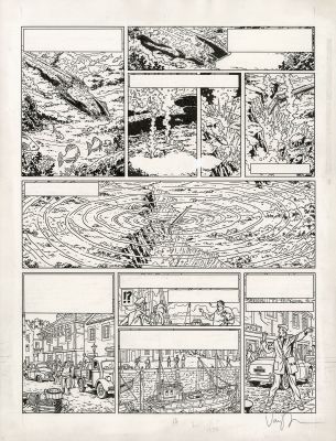 Van Dongen | Blake et Mortimer T. 31 La menace Atlante | Galerie Champaka